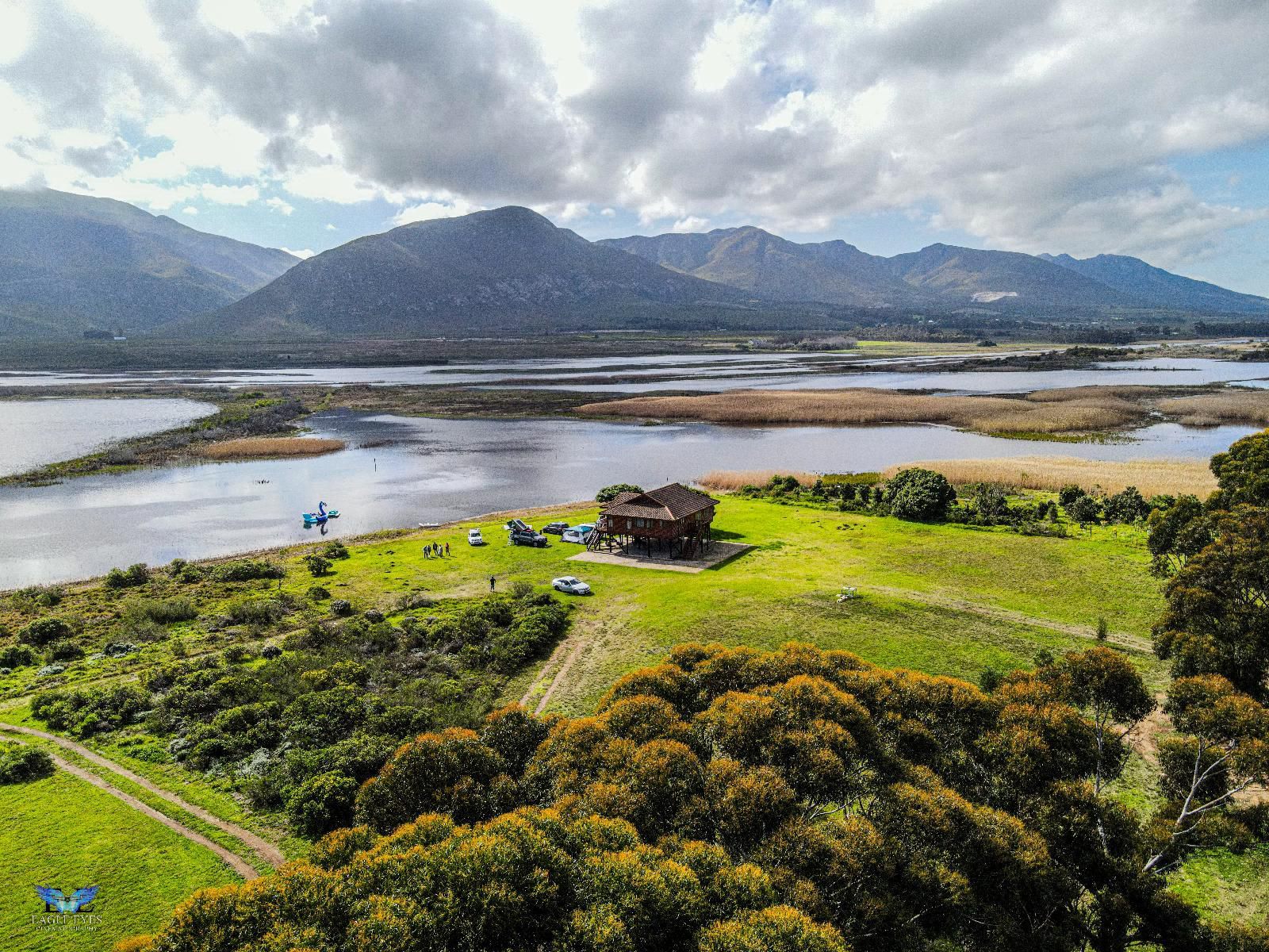 Rivers End Farm Stanford Stanford Western Cape South Africa Island, Nature, Mountain, Aerial Photography, Highland