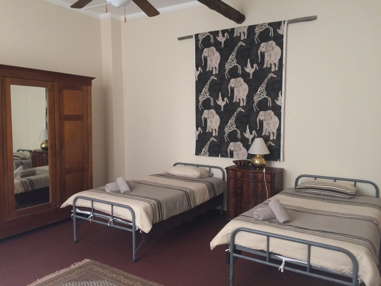 Roidina Safari Lodge, Room 7 -  3 x Single Beds, Bedroom