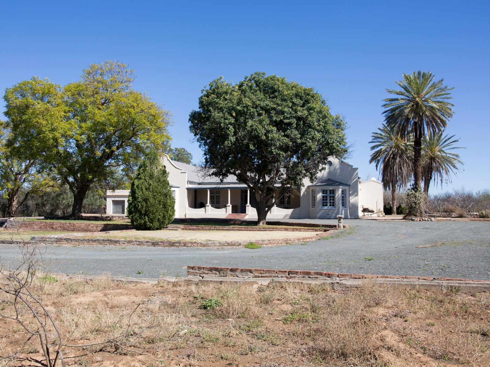 Roode Bloem Farm House Graaff Reinet Eastern Cape South Africa Complementary Colors, House, Building, Architecture, Palm Tree, Plant, Nature, Wood, Sign, Desert, Sand, Framing