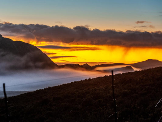 Rooilande Guest Farm Laingsburg Western Cape South Africa Mountain, Nature, Sky, Highland, Sunset