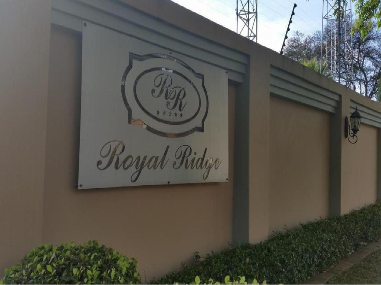 Royal Ridge Guest House Waterkloof Ridge Pretoria Tshwane Gauteng South Africa Sign