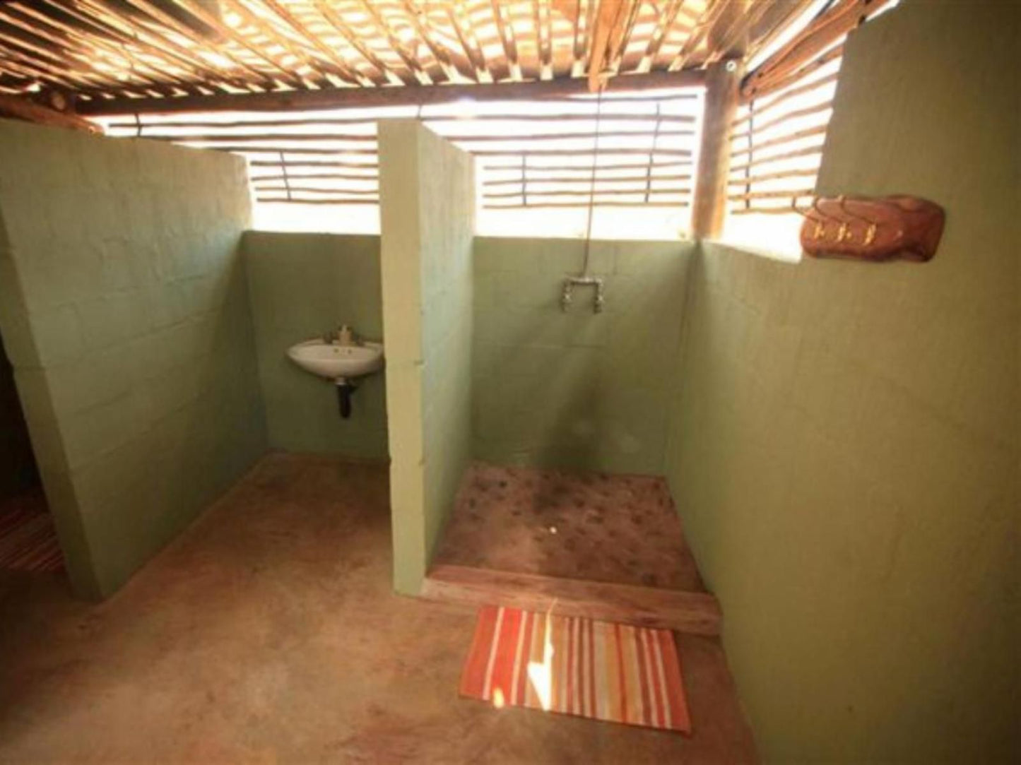 Rustic Bush Camp Self Catering Pongola Kwazulu Natal South Africa Sepia Tones, Bathroom