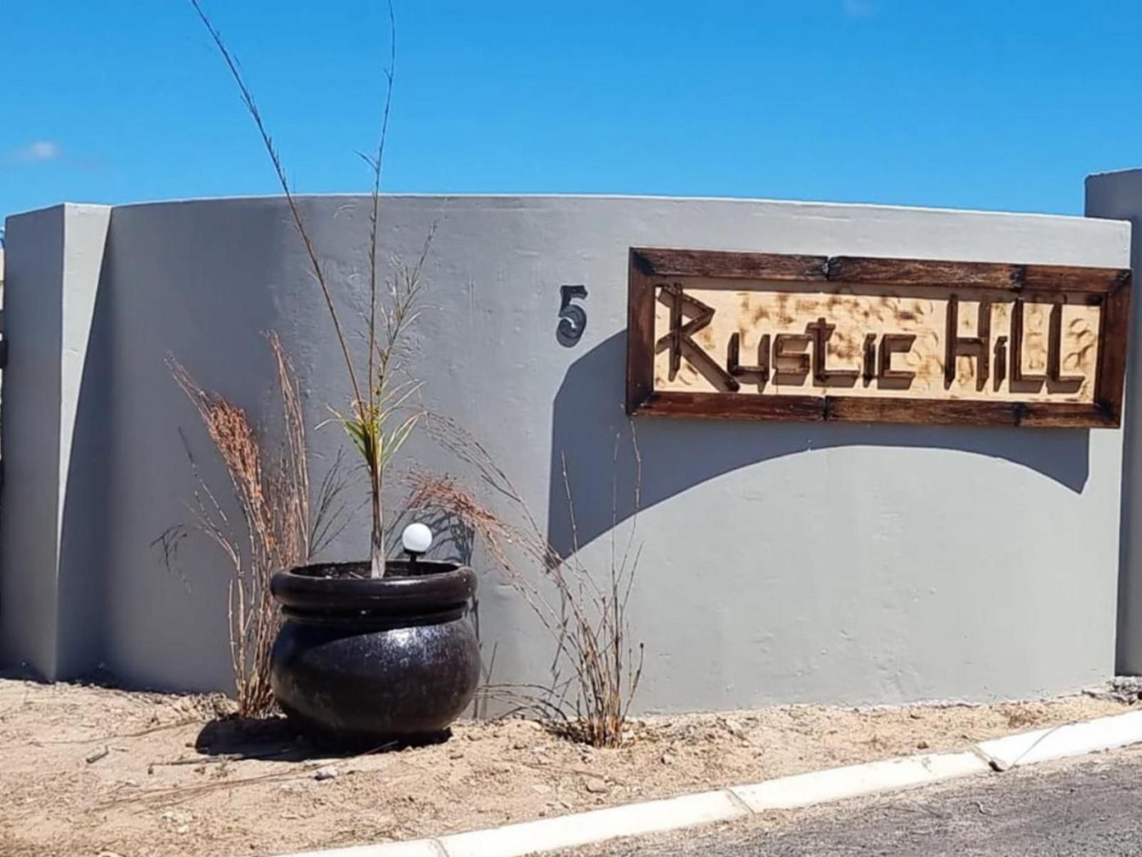 Rustic Hill Accommodation Olifantskop Langebaan Western Cape South Africa Sign