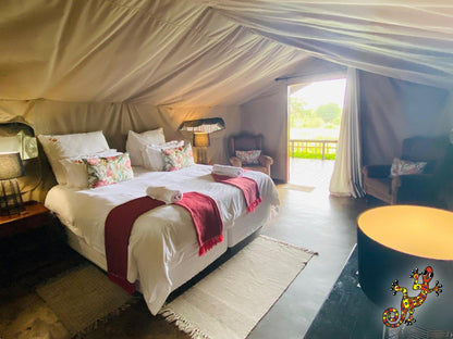 Luxury River Frontage Bush Tent 4 @ Sabie River Bush Lodge