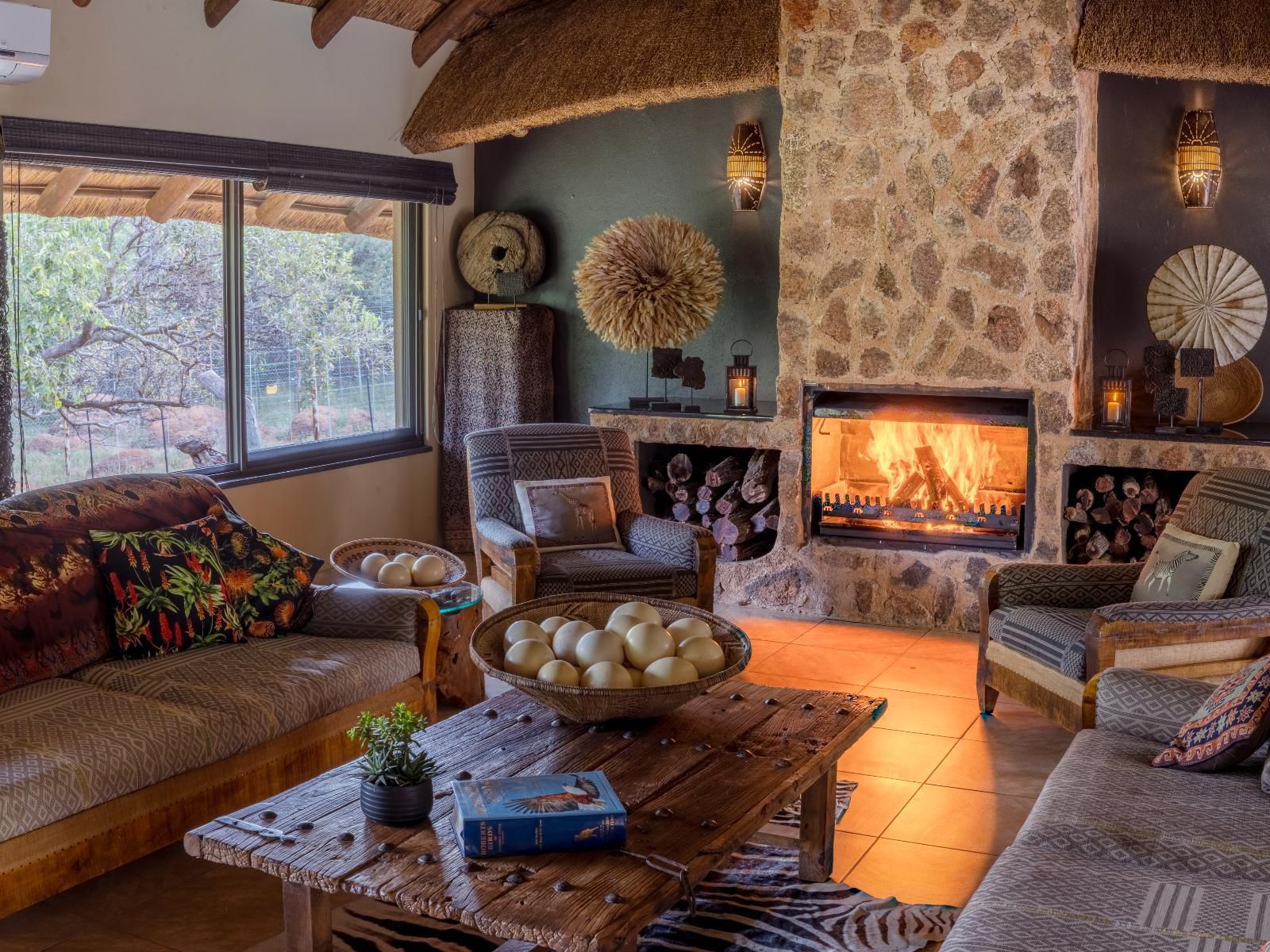 Sable Ranch Bush Lodge, Living Room