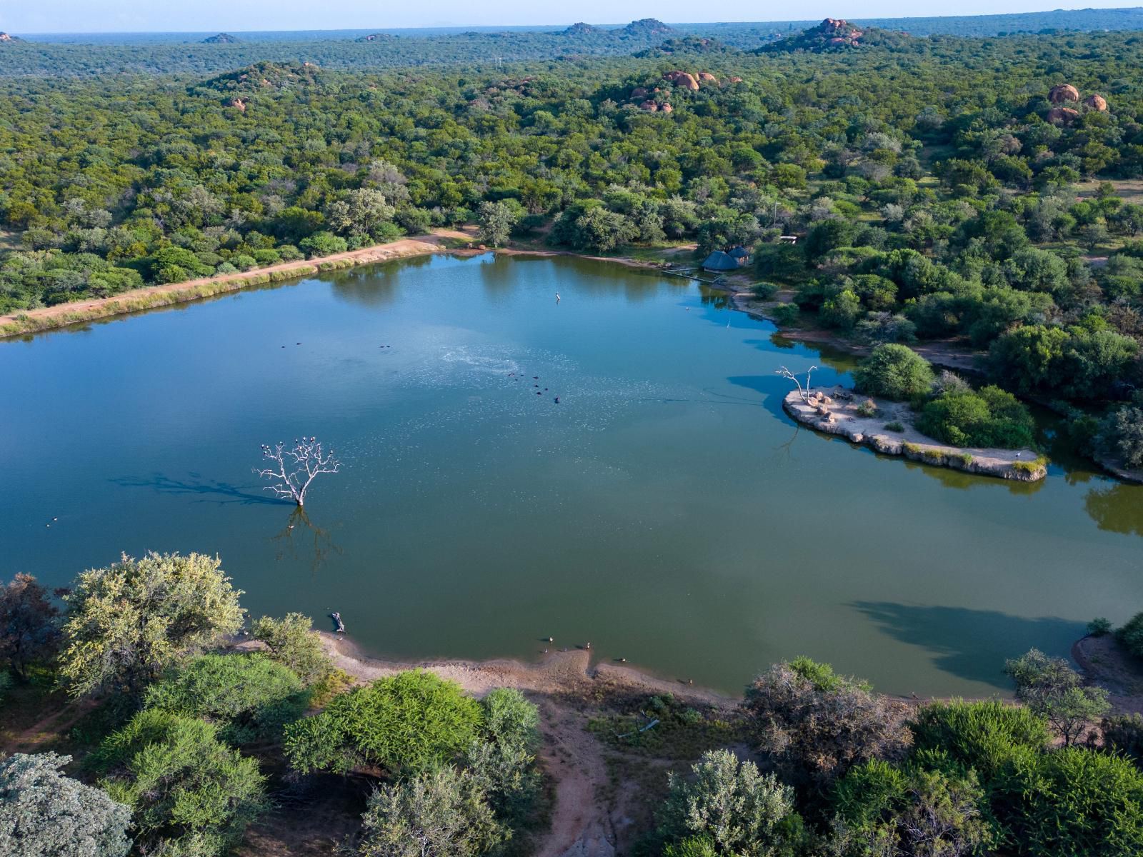 Sable Ranch Bush Lodge, River, Nature, Waters, Aerial Photography