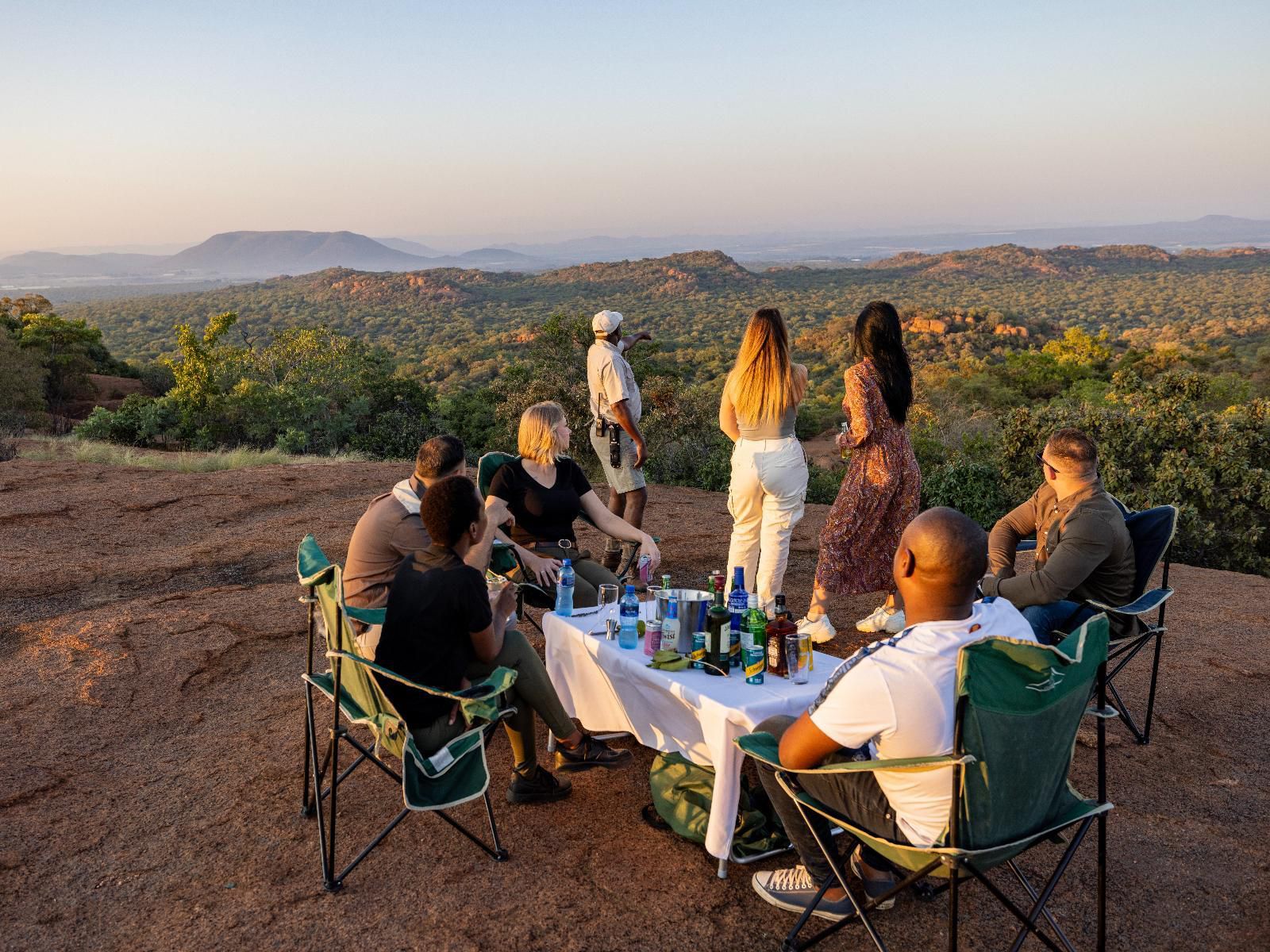 Sable Ranch Bush Lodge, Group, Person, Food