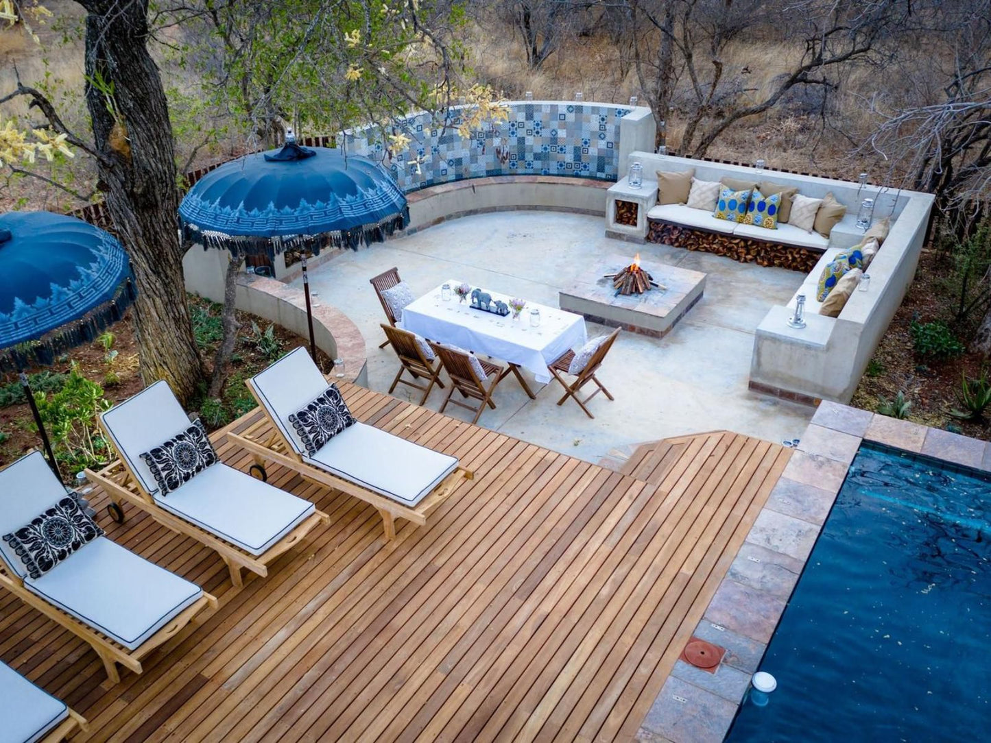 Safari Moon Luxury Bush Lodge Hoedspruit Limpopo Province South Africa Complementary Colors, Swimming Pool