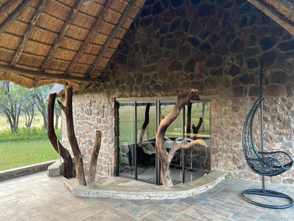 Sambane Game Lodge, Sable Camp, Fireplace, Framing