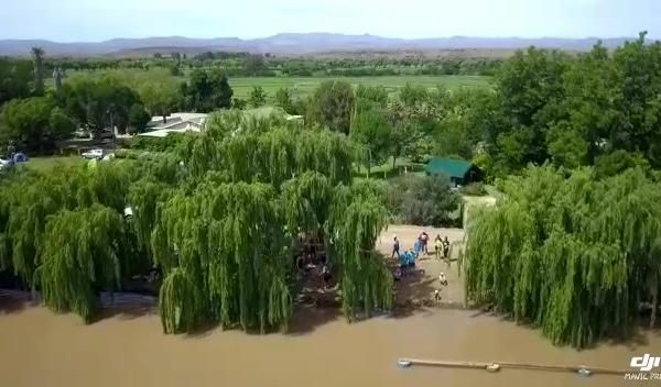 Sanctuary Guest And Adventure Farm Cradock Eastern Cape South Africa Boat, Vehicle, River, Nature, Waters, Tree, Plant, Wood, Aerial Photography, Garden