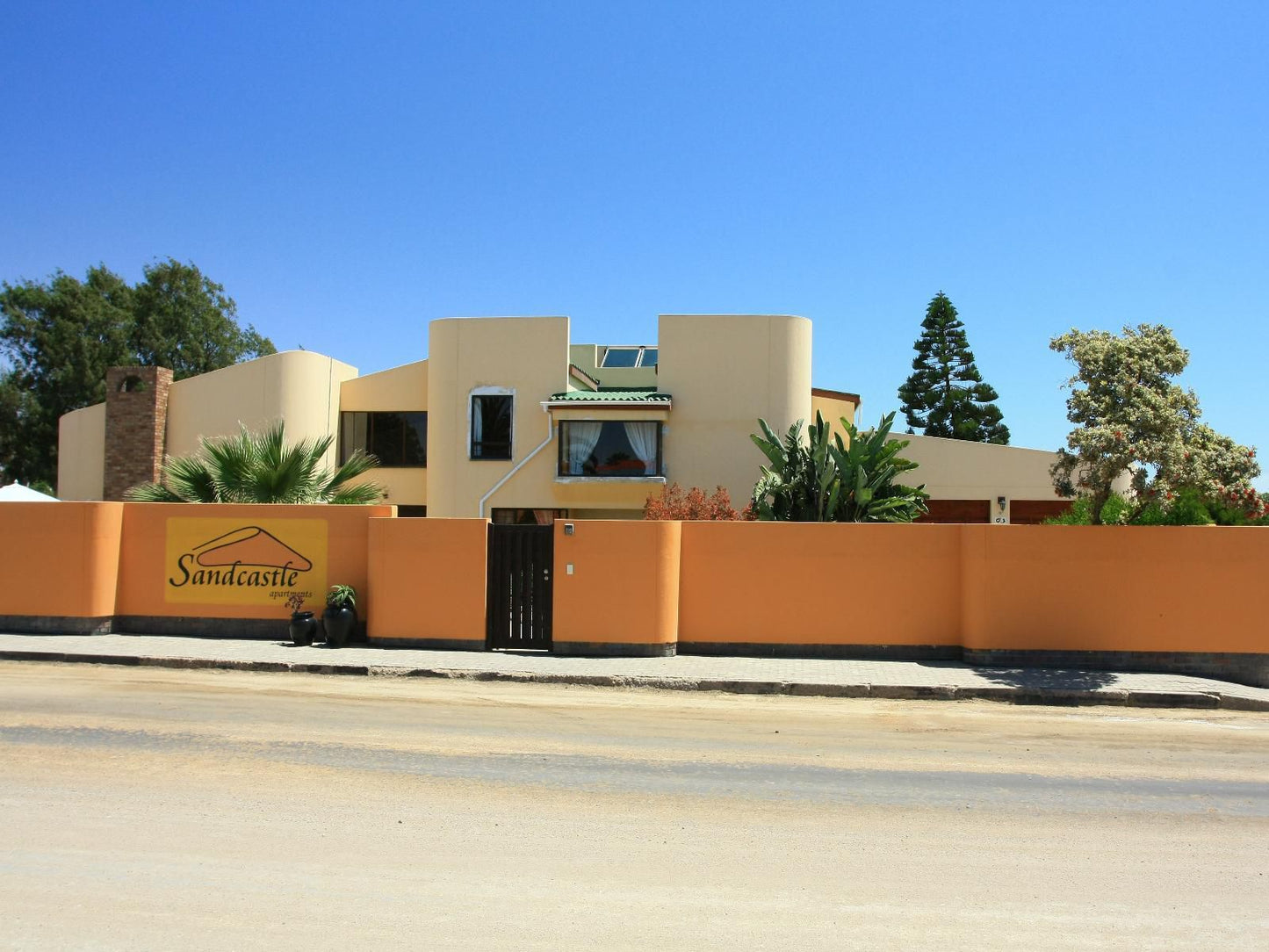 Sandcastle B&B And Self-Catering Apartments, House, Building, Architecture, Palm Tree, Plant, Nature, Wood, Desert, Sand