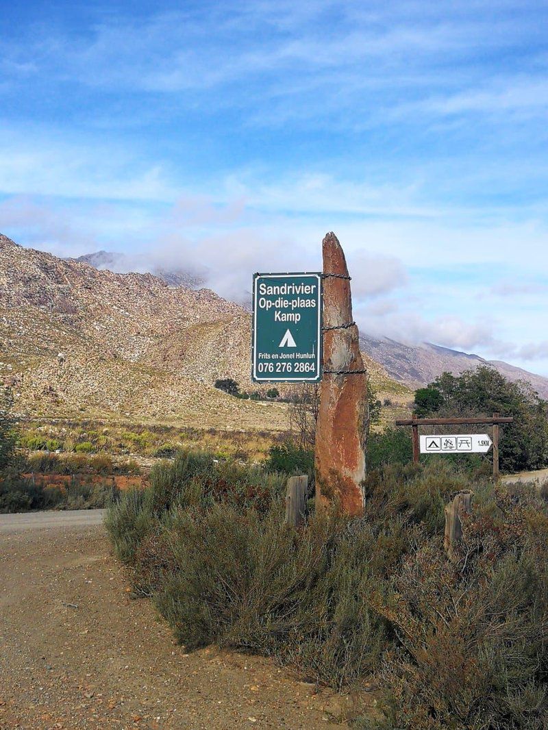 Sandrivier Cottage Seweweekspoort Western Cape South Africa Sign, Text