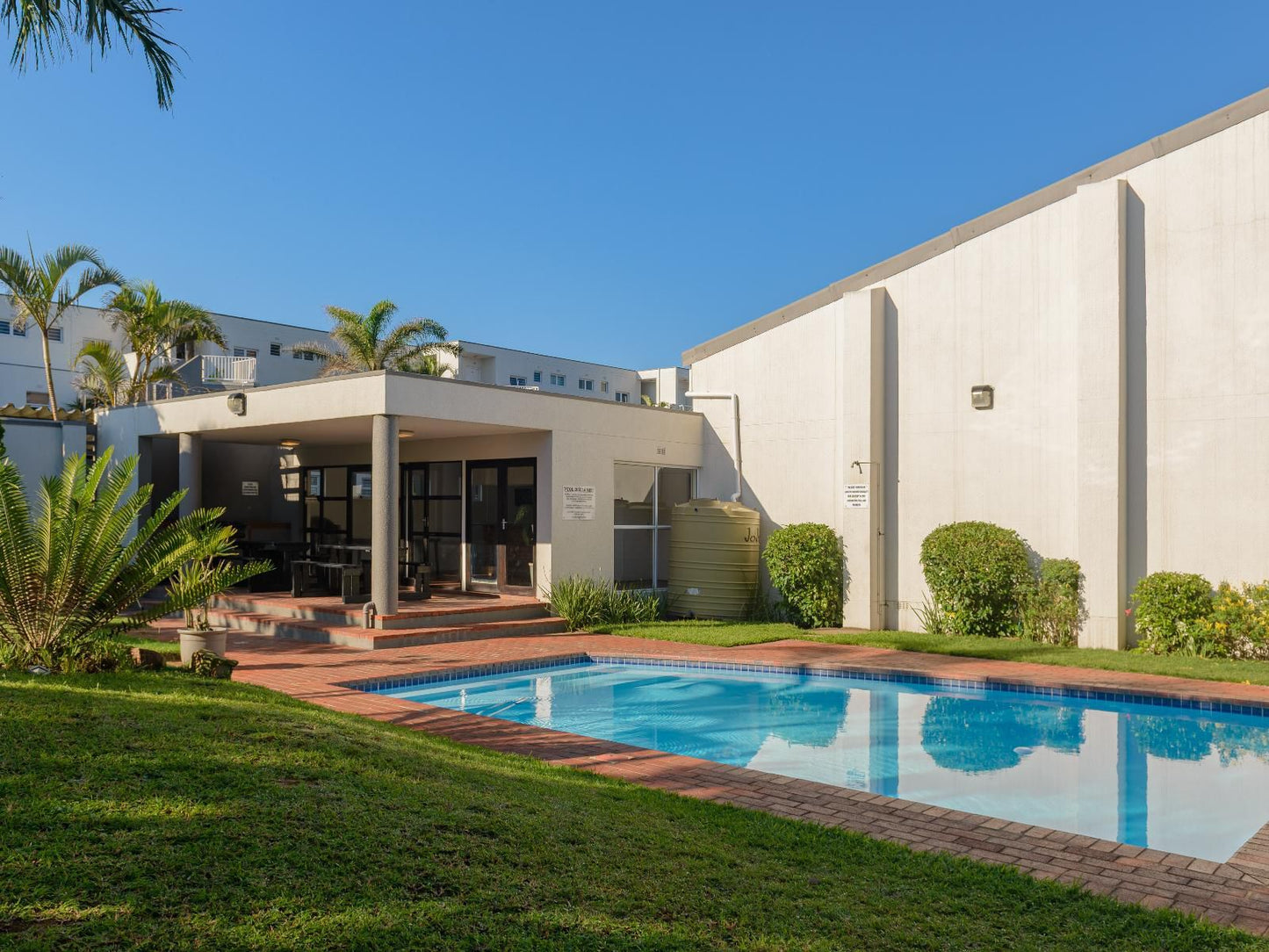 Sands Beach Breaks Umdloti, House, Building, Architecture, Palm Tree, Plant, Nature, Wood, Swimming Pool