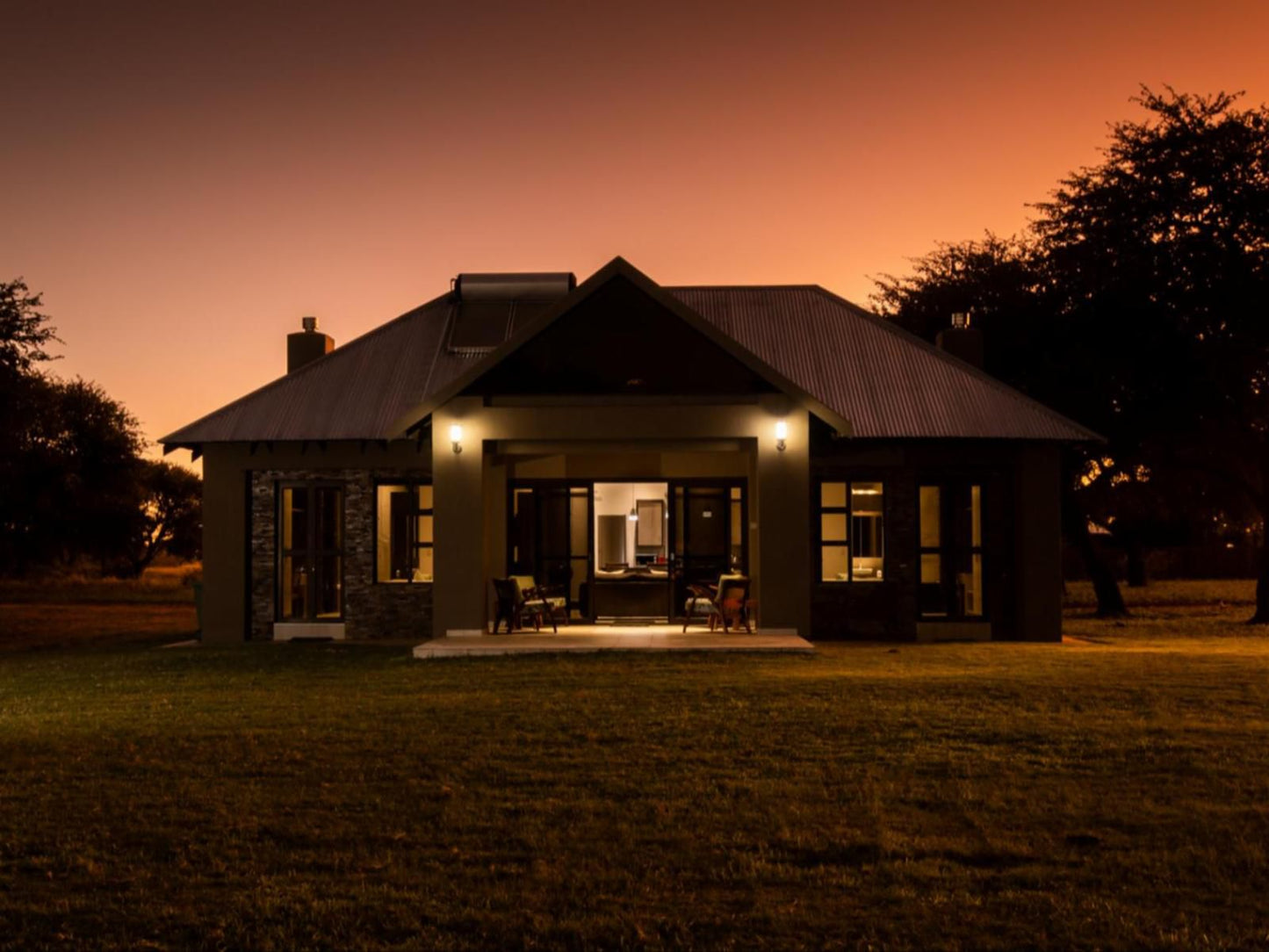 Sandune Game Lodge, Luxury Twin Room, Colorful, House, Building, Architecture