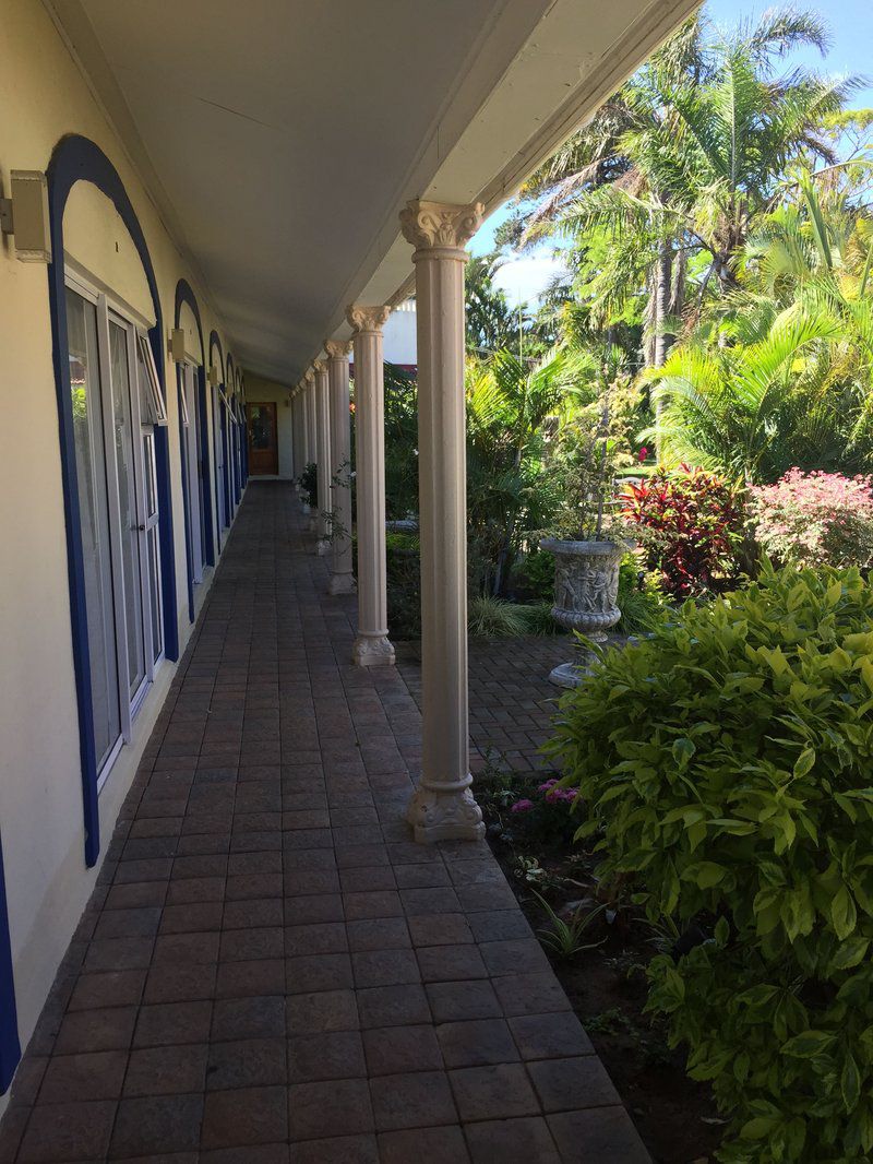 Santorini Guest House Bunkers Hill East London Eastern Cape South Africa House, Building, Architecture, Palm Tree, Plant, Nature, Wood, Garden, Hallway