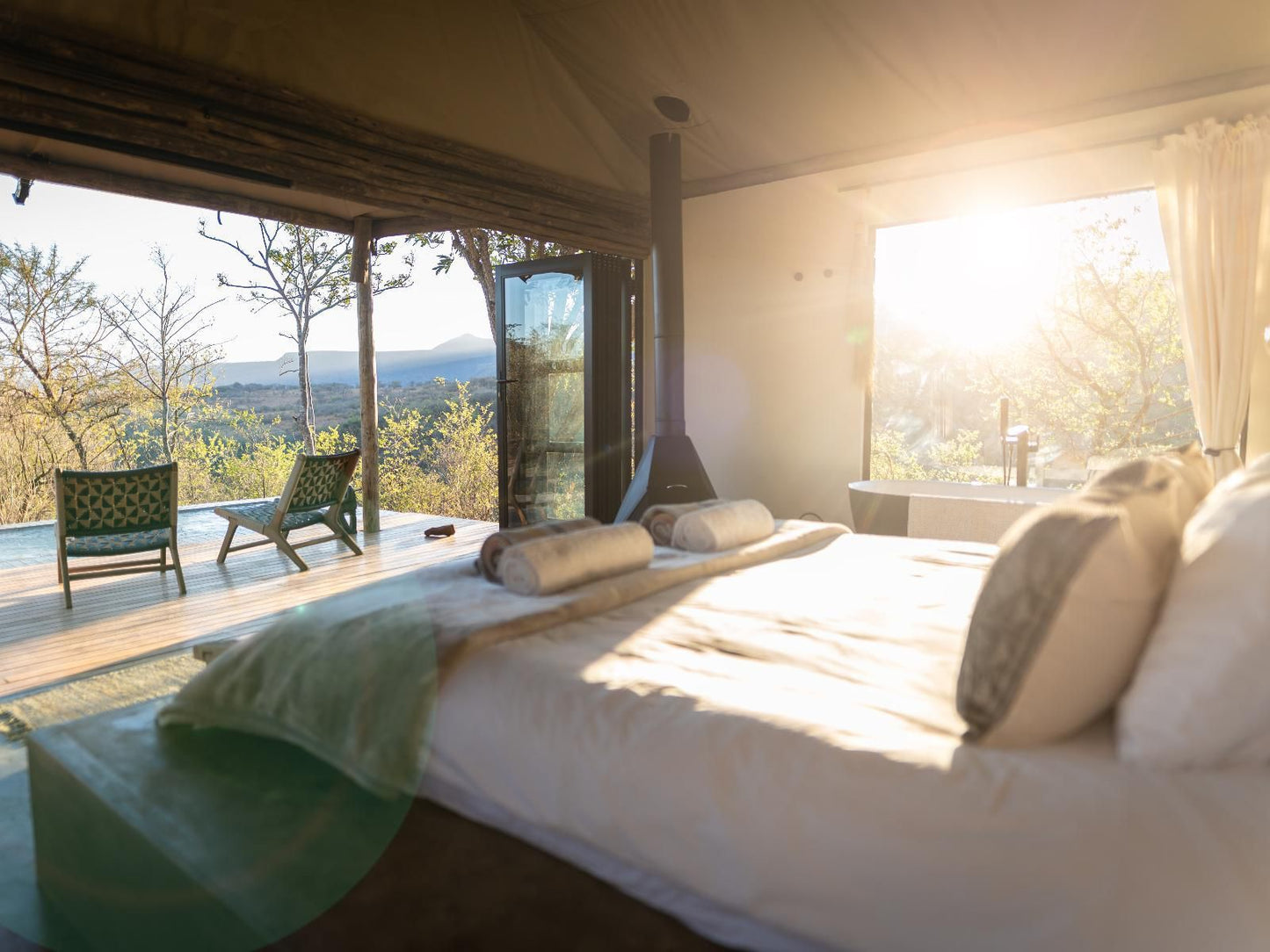 Sasi Bush Lodge, Jujube Couple Tent, Bedroom