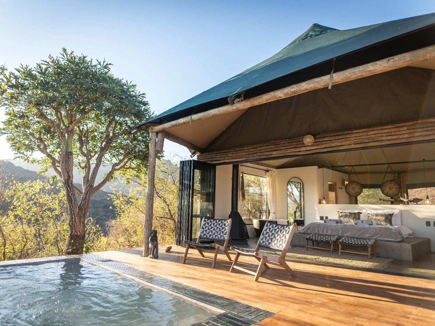 Sasi Bush Lodge, Kiepersol Couple Tent, Swimming Pool