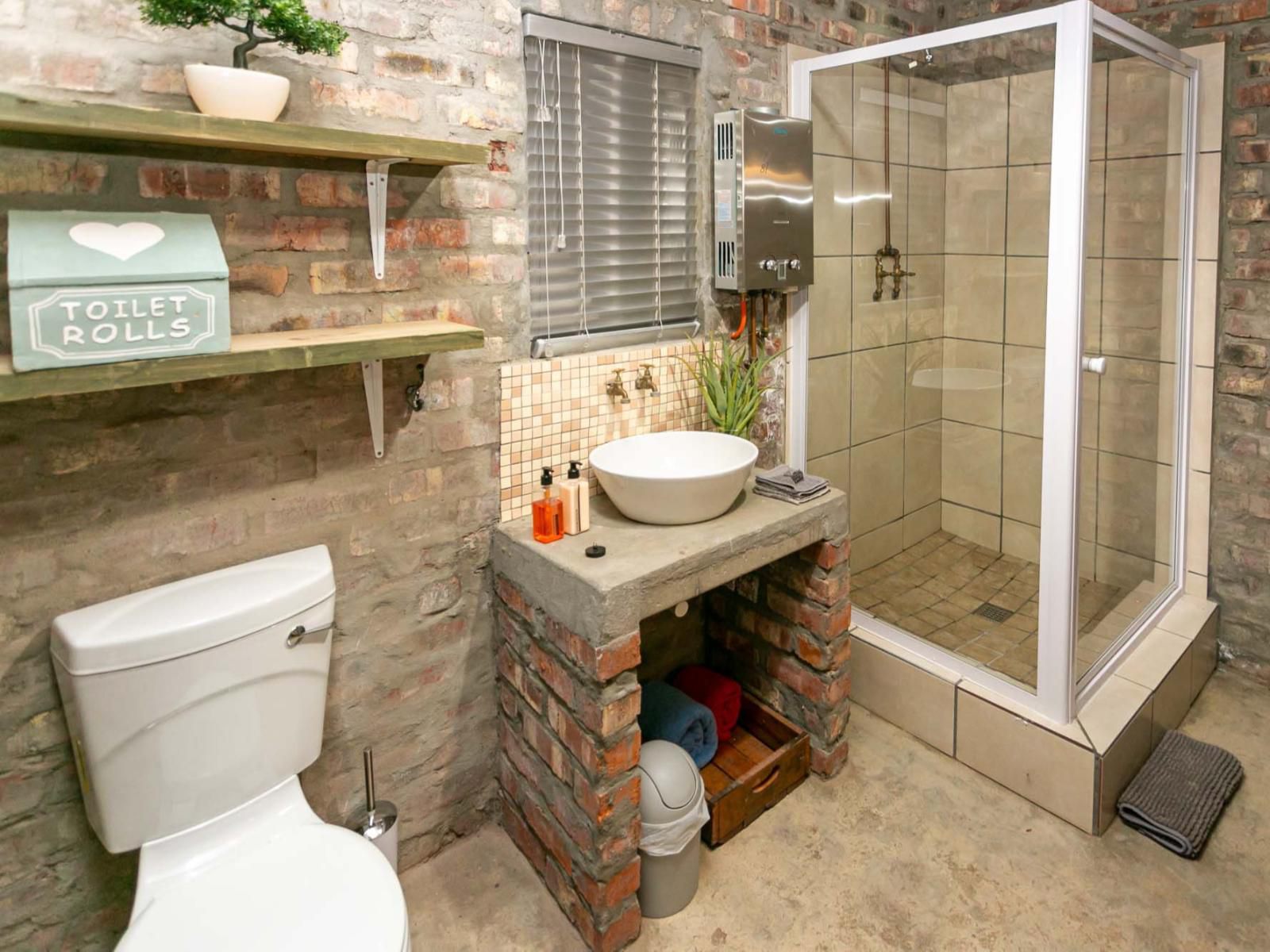 Schoemanshoek Glamping Oudtshoorn Western Cape South Africa Bathroom, Brick Texture, Texture