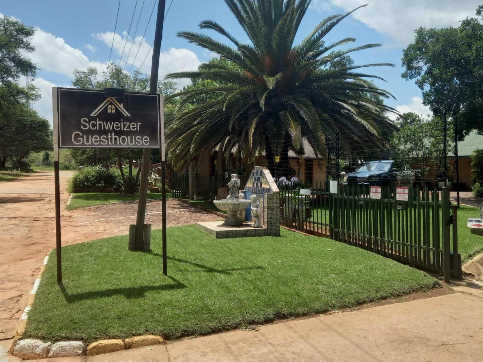 Schweizer Guesthouse Schweizer Reneke North West Province South Africa Palm Tree, Plant, Nature, Wood, Sign, Cemetery, Religion, Grave