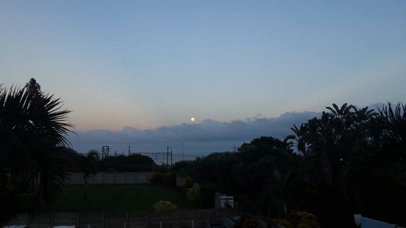 The Blue Shark Ocean View Studio Umkomaas Kwazulu Natal South Africa Beach, Nature, Sand, Palm Tree, Plant, Wood, Sky, Clouds, Framing, Moon, Sunset