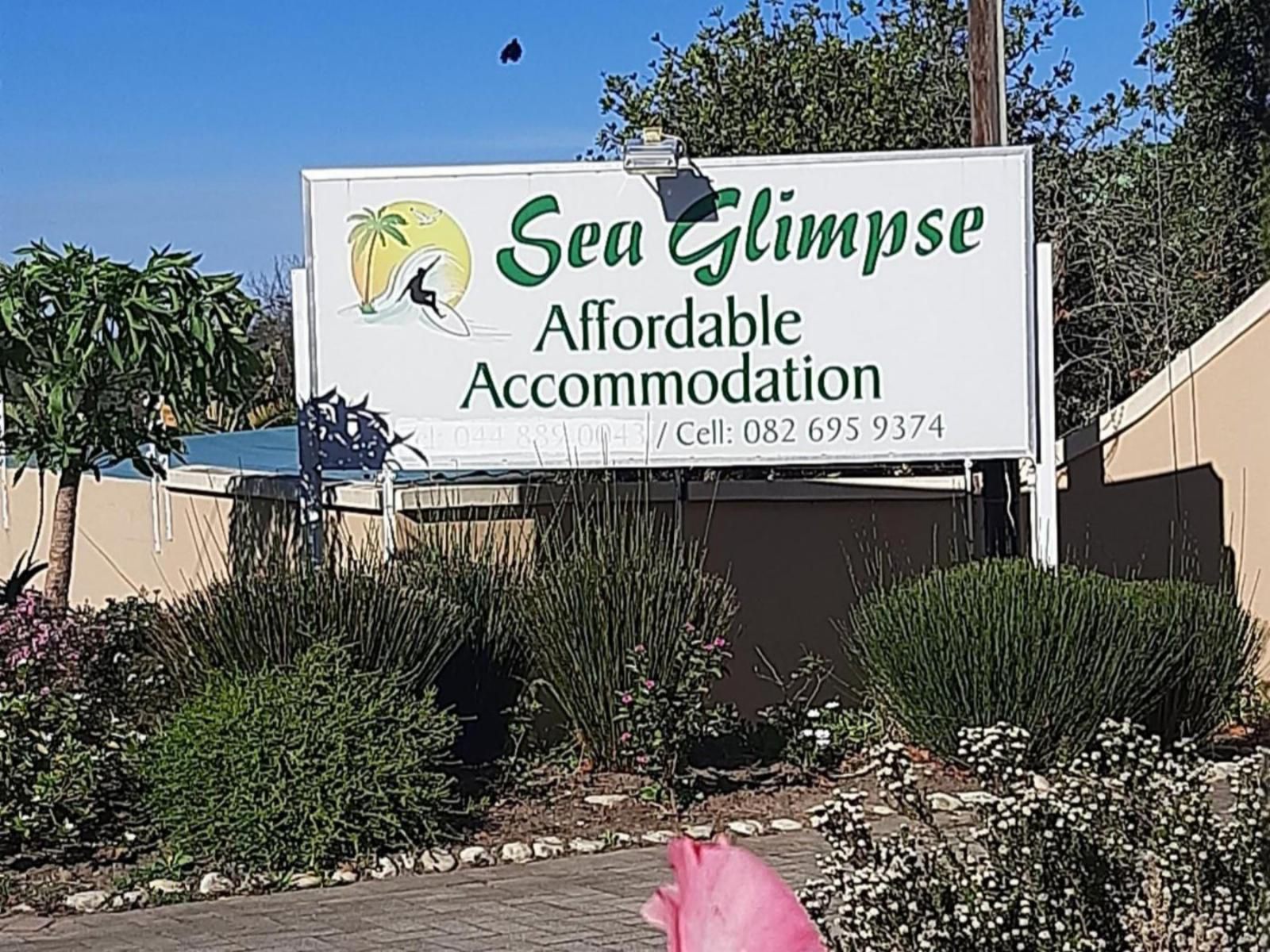 Sea Glimpse Holiday Resort Victoria Bay Western Cape South Africa Sign, Text, City, Architecture, Building