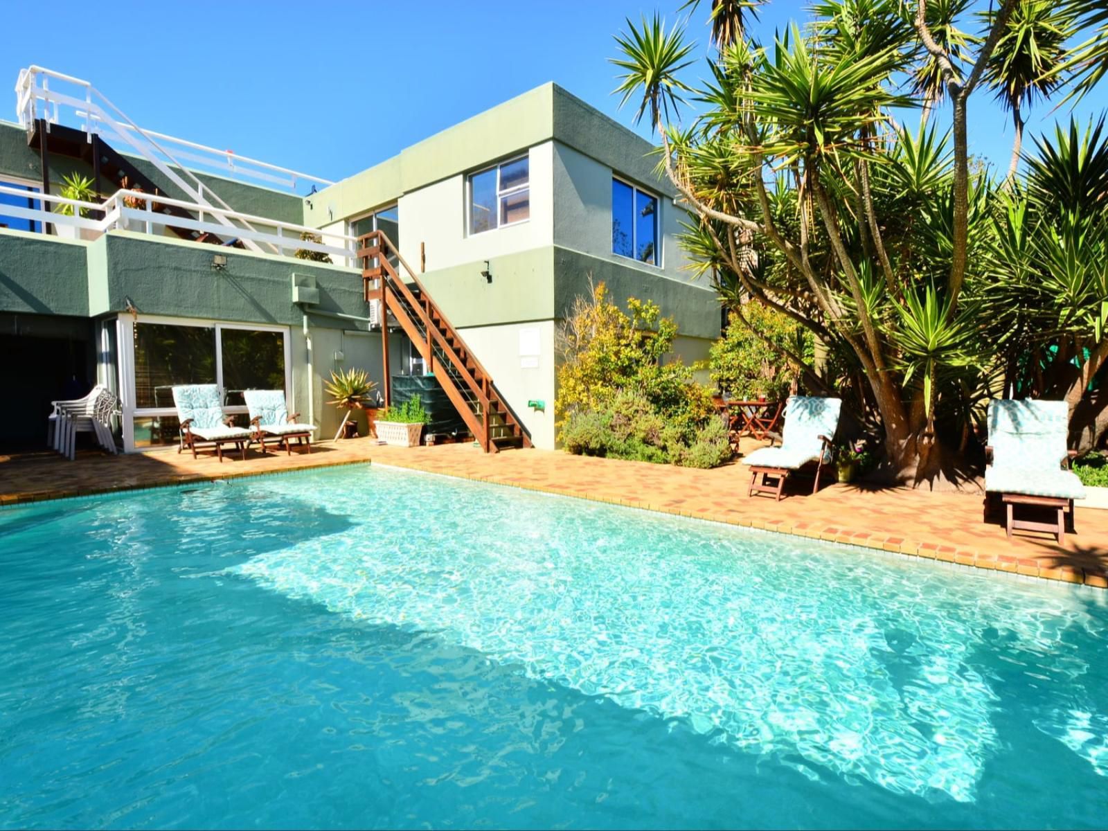 Secret Garden Guesthouse Bloubergstrand Blouberg Western Cape South Africa Complementary Colors, House, Building, Architecture, Palm Tree, Plant, Nature, Wood, Swimming Pool