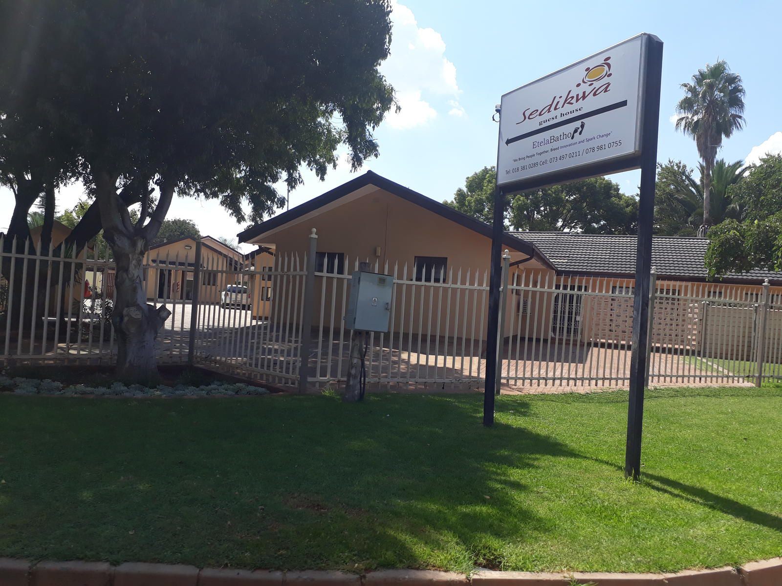 Sedikwa Guest House Riviera Park Mahikeng North West Province South Africa Palm Tree, Plant, Nature, Wood, Sign