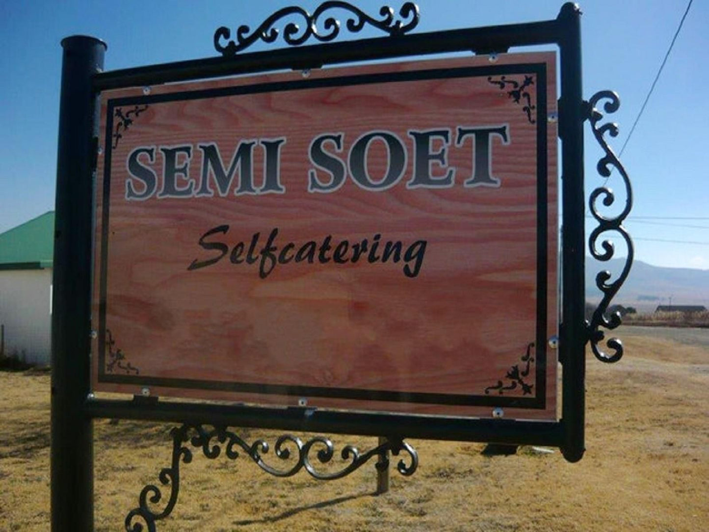 Semi Soet Wakkerstroom Mpumalanga South Africa Complementary Colors, Sign, Text