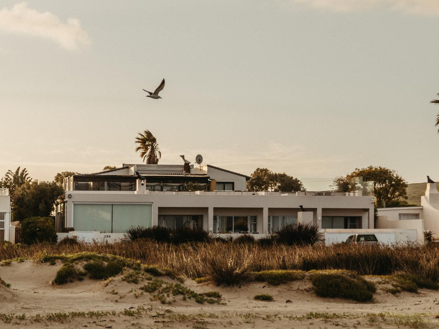 Sensiri Orca Beach Villa, Sepia Tones, Beach, Nature, Sand, House, Building, Architecture, Palm Tree, Plant, Wood