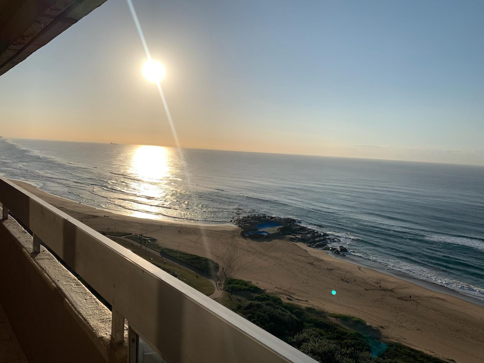 Serene Seascape Apartments Amanzimtoti Kwazulu Natal South Africa Beach, Nature, Sand, Ocean, Waters, Sunset, Sky