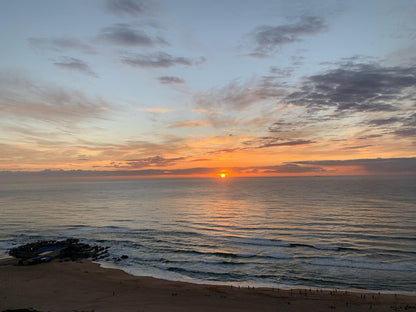 Serene Seascape Apartments Amanzimtoti Kwazulu Natal South Africa Beach, Nature, Sand, Sky, Ocean, Waters, Sunset