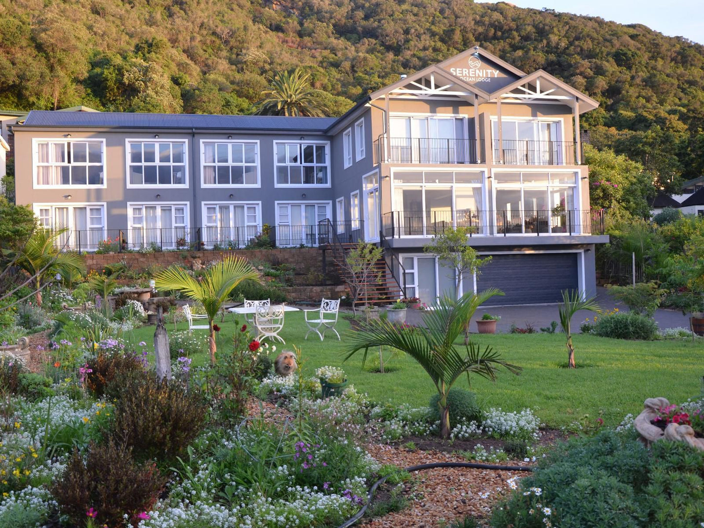 Serenity Ocean Lodge, House, Building, Architecture, Garden, Nature, Plant