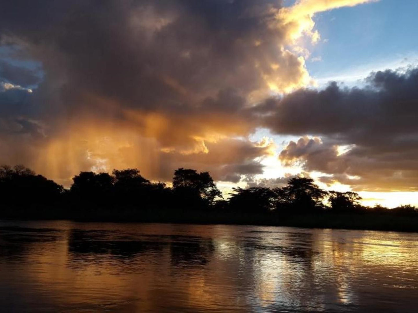 Shankara Rest Camp, River, Nature, Waters, Sky, Sunset