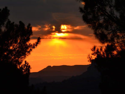 Shumba Valley Guest Farm Fouriesburg Free State South Africa Sky, Nature, Sunset