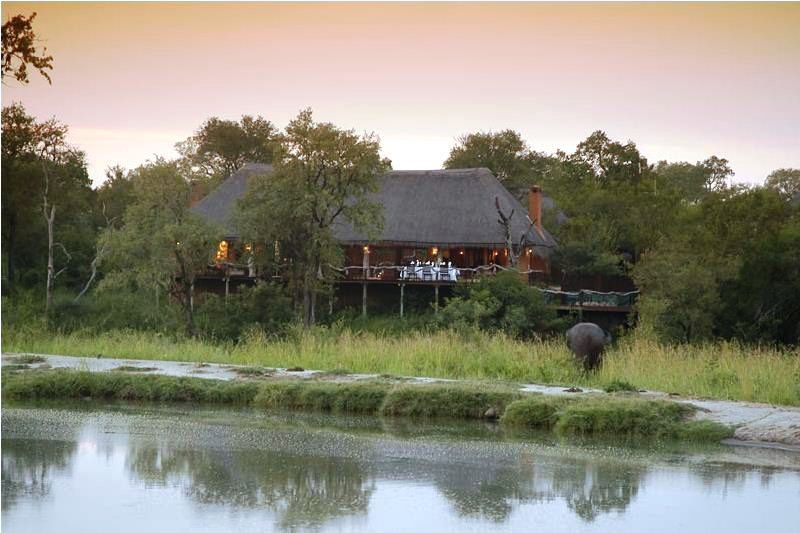 Simbambili Game Lodge Thornybush Game Reserve Mpumalanga South Africa Building, Architecture, River, Nature, Waters