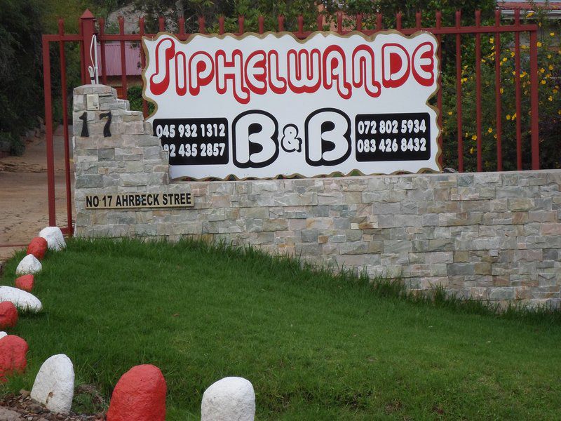 Siphe Lwande Bed And Breakfast Maclear Eastern Cape South Africa Sign, Text