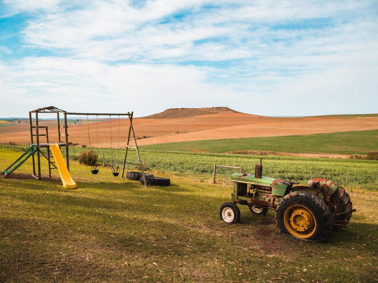 Skeiding Guest Farm Heidelberg Wc Western Cape South Africa Field, Nature, Agriculture, Tractor, Vehicle, Lowland