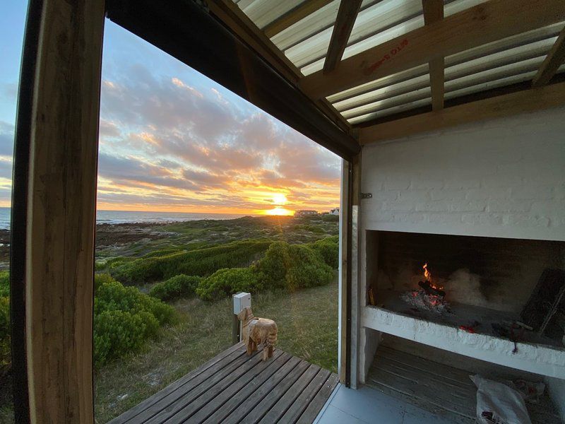 Skillie Se Withuis Pearly Beach Western Cape South Africa Beach, Nature, Sand, Fireplace, Framing, Sunset, Sky