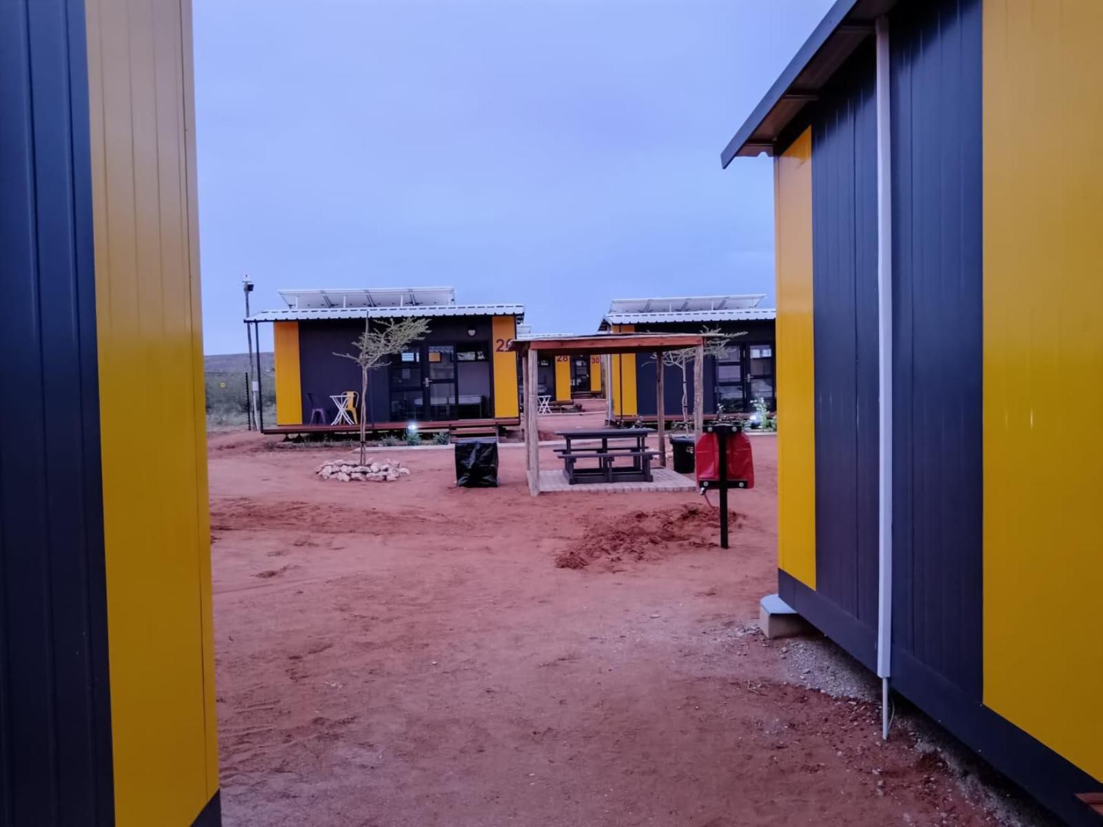 Sleepover Upington, Petrol Station, Shipping Container