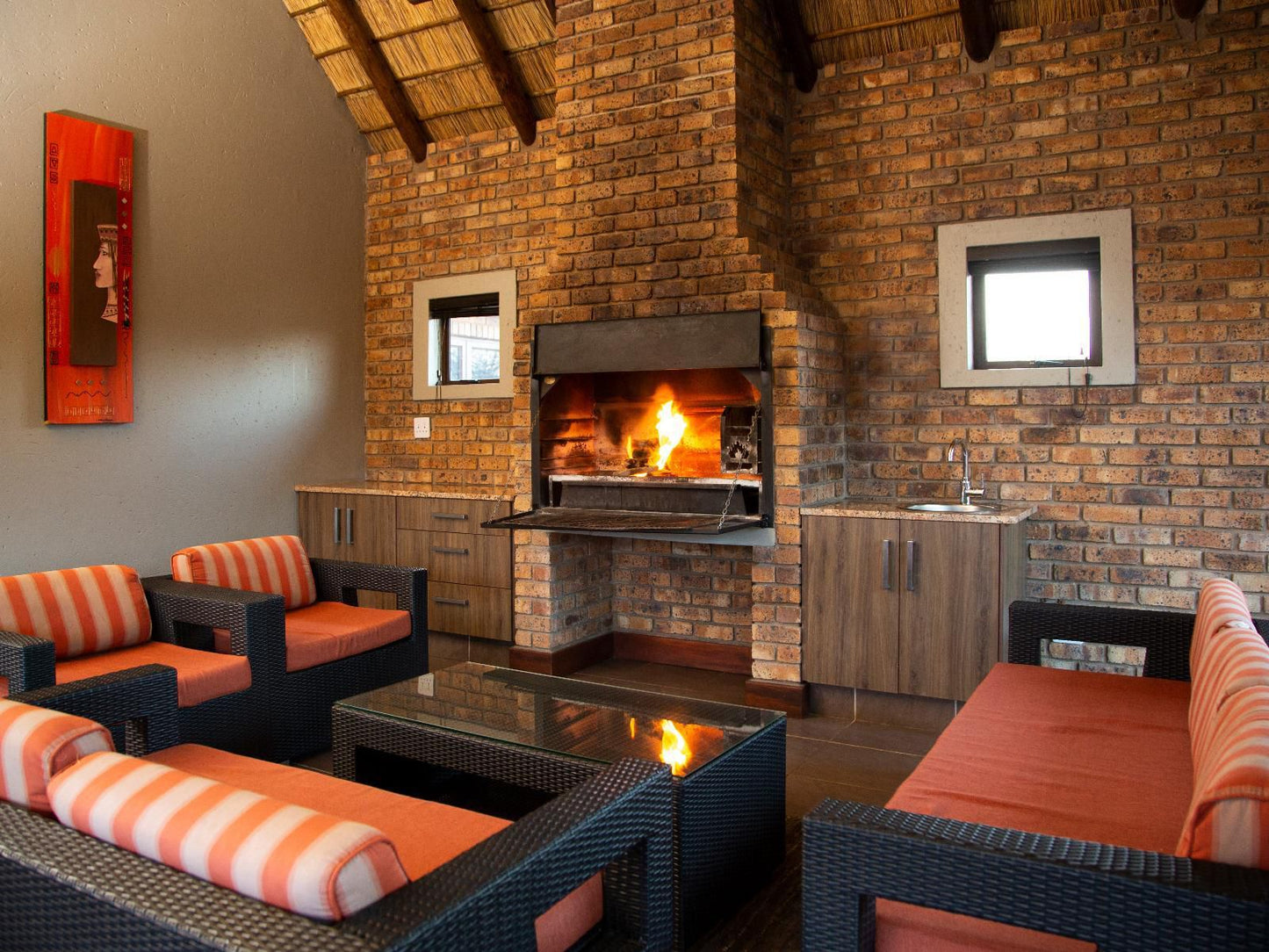 Sondela Nature Reserve And Spa Makhato Lodges Bela Bela Warmbaths Limpopo Province South Africa Fire, Nature, Fireplace