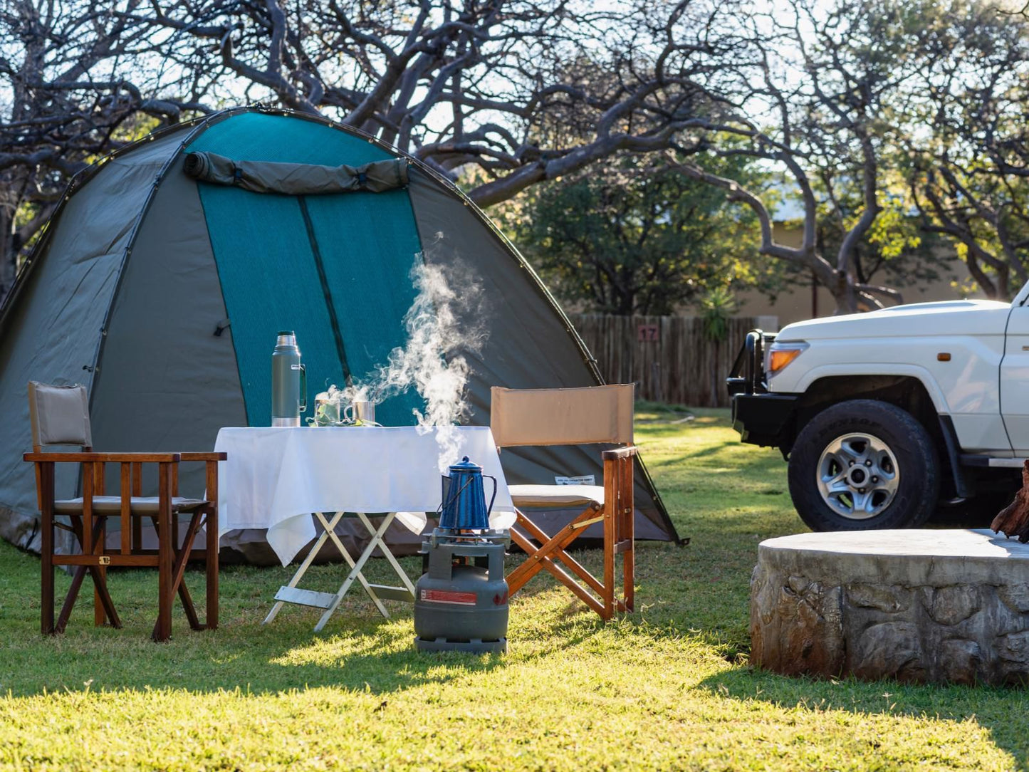 Sophienhof Lodge, Campsite, Tent, Architecture