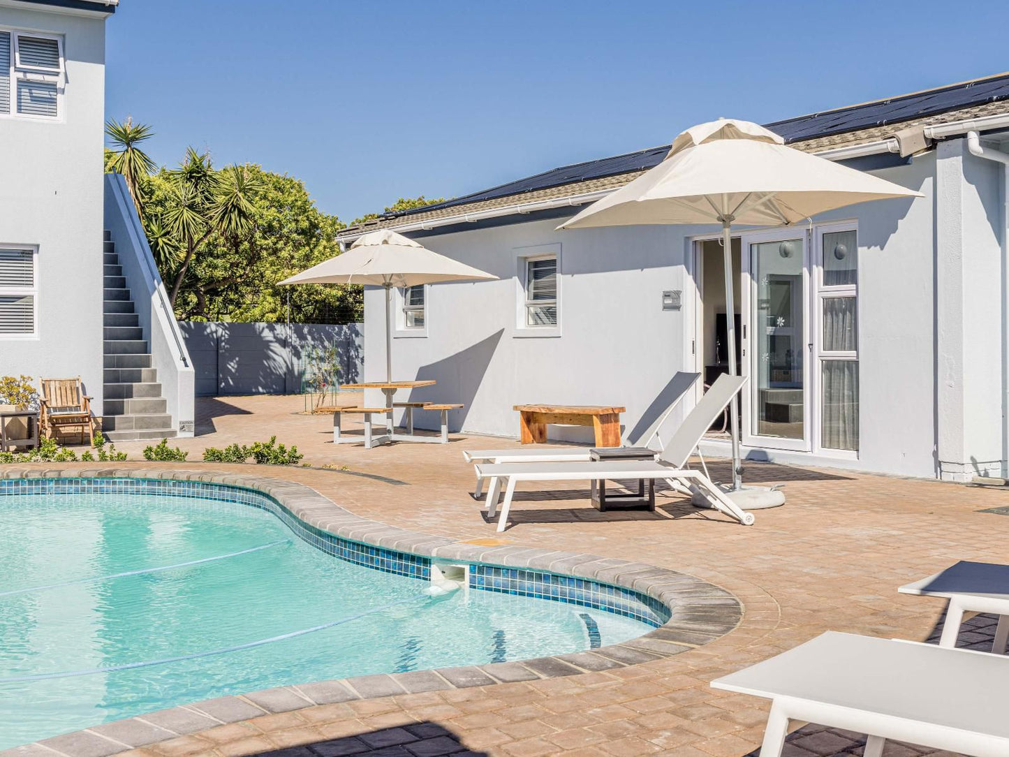 Southeaster Bloubergrant Blouberg Western Cape South Africa Complementary Colors, House, Building, Architecture, Palm Tree, Plant, Nature, Wood, Swimming Pool