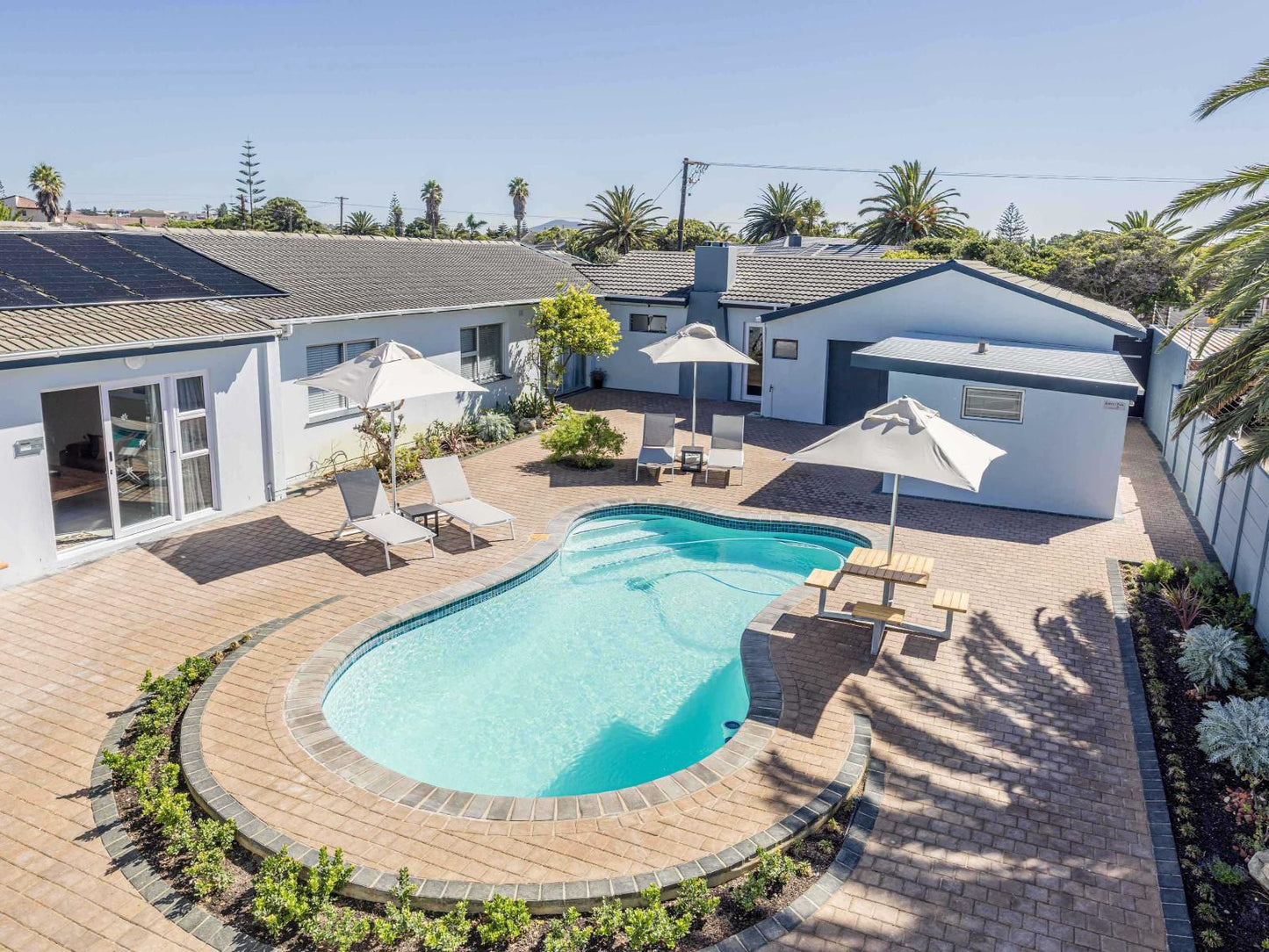 Southeaster Bloubergrant Blouberg Western Cape South Africa Complementary Colors, House, Building, Architecture, Palm Tree, Plant, Nature, Wood, Swimming Pool