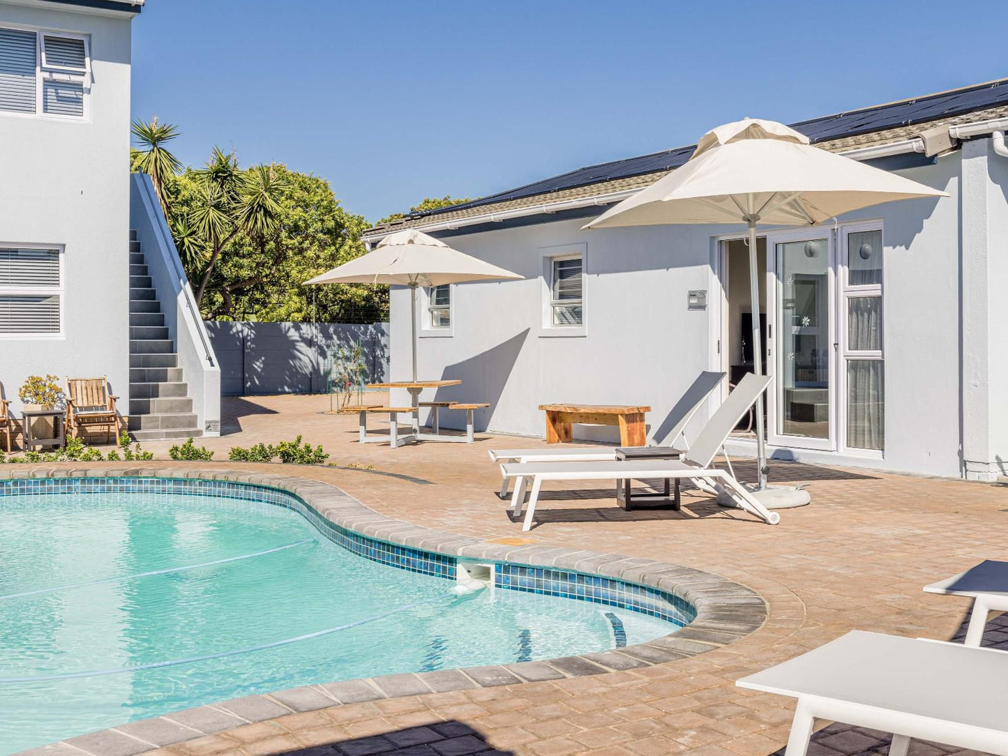 Southeaster Bloubergrant Blouberg Western Cape South Africa Complementary Colors, House, Building, Architecture, Palm Tree, Plant, Nature, Wood, Swimming Pool