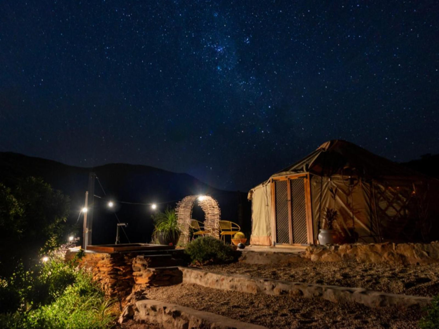 Southern Yurts Bot River Western Cape South Africa Tent, Architecture, Night Sky, Nature