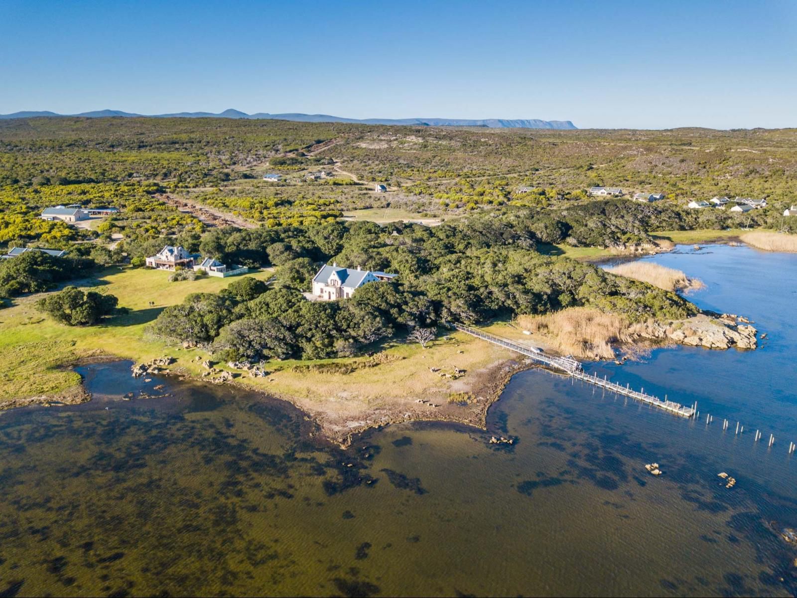 Coot Club Stanford Western Cape South Africa Complementary Colors, Island, Nature, Aerial Photography