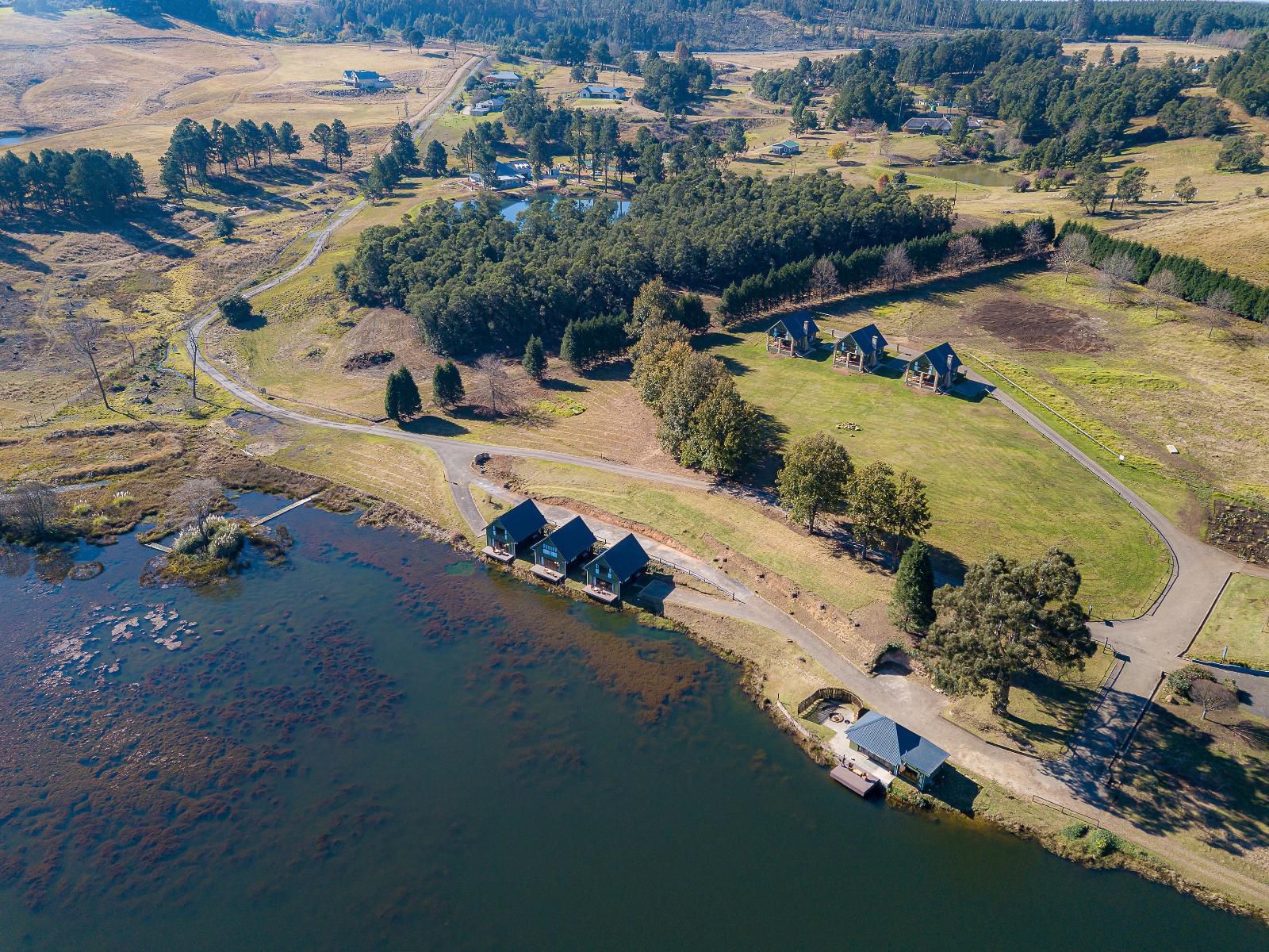 Springholm Cottages Nottingham Road Kwazulu Natal South Africa River, Nature, Waters, Aerial Photography