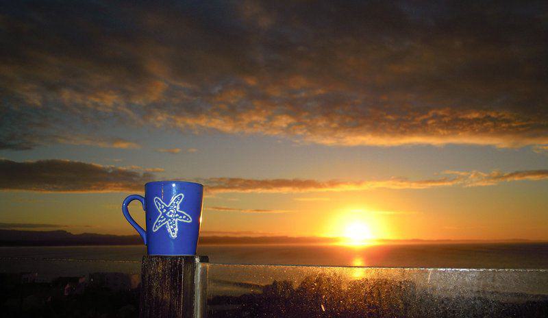 Coffee, Drink, Cup, Drinking Accessoire, Sky, Nature, Sunset, Starfish Surf House, Jeffreys Bay, Jeffreys Bay