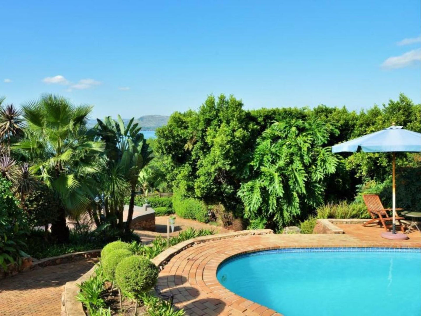 Stirling Manor Boutique Guest House Hartbeespoort North West Province South Africa Complementary Colors, Palm Tree, Plant, Nature, Wood, Garden, Swimming Pool