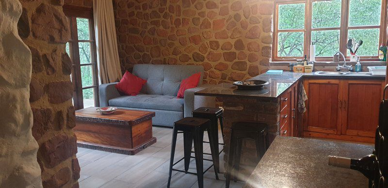 Stone Cottage On Exclusive Bush Farm Cultural Heartland Mpumalanga South Africa Living Room